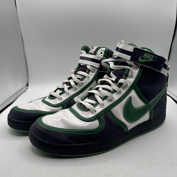 Nike Other - Nike Vandal High Leather 309427-431 Green Black White Sneakers Sz 12 Very Rare